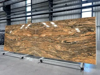 granito marrón con vetas económico