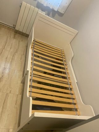 Cama infantil Ikea blanca 80cm