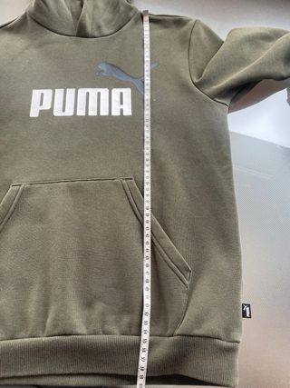 Sudadera niño Puma verde oliva