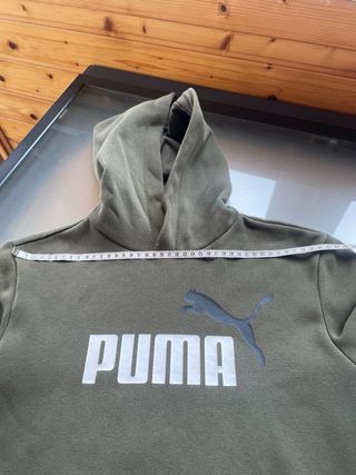 Sudadera niño Puma verde oliva