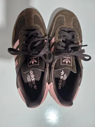 Zapatillas Adidas Samba Marrones y Rosas