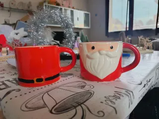 Set 2 Tazze Babbo Natale