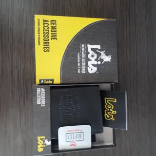 Cartera Lois Jeans Hombre Negra