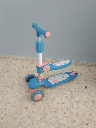 Patinete infantil 3 ruedas ajustable