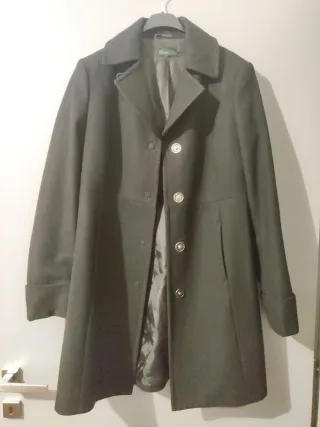 Cappotto Benetton nero taglia 42