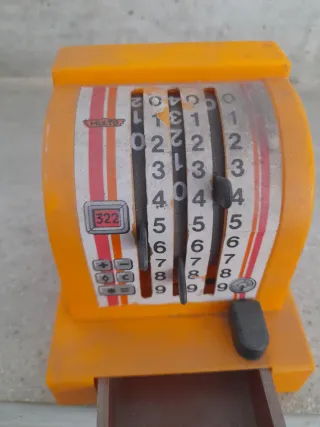 Caja Registradora Juguete Antigua