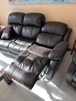 Sofá eléctrico de piel