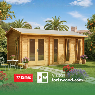 Casa 17,2 modulo aislamiento + suelo + tratamiento