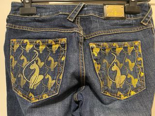 Pantalón Baby Phat Azul Talla 38