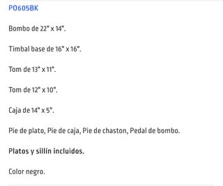 Batería Jinbao PO605