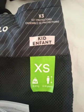 Protecciones Oxelo niño codo, rodilla y muñeca