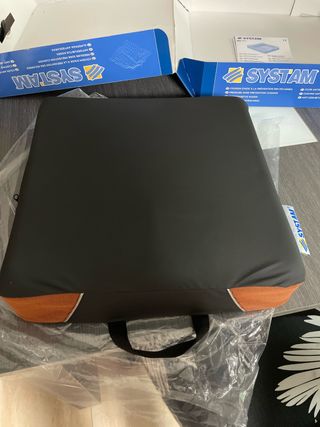 Cojín Antiescaras Systam Negro y Naranja