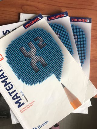 3 libros matematicas bruño 1 eso
