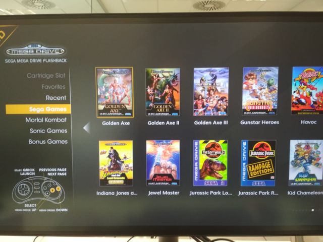 Consola Sega MegaDrive HD Flashback