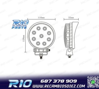 FOCO LED 42W COCHE, CAMION, QUAD O MOTO
