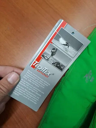 Pantalón esquí montaña CRANE mujer verde/negro