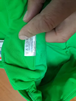 Pantalón esquí montaña CRANE mujer verde/negro