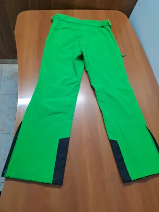 Pantalón esquí montaña CRANE mujer verde/negro