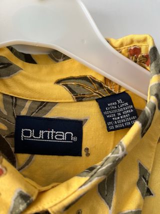Camisa hawaiana PURITAN para hombre talla XL