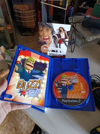 Pack Buzz El Gran Reto y Disney Think Fast PS2