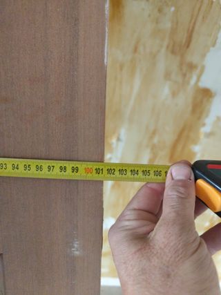 Puerta corredera madera con marco