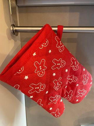 Presina cucina natalizia con omini pan di zenzero