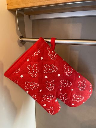 Presina cucina natalizia con omini pan di zenzero