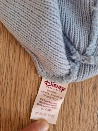 Gorro de lana para niña princesas