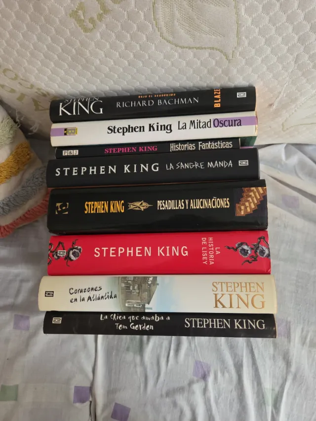 Lote 8 libros Stephen King. Ver fotos para títulos