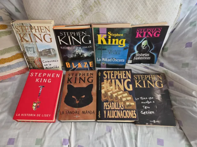 Lote 8 libros Stephen King. Ver fotos para títulos