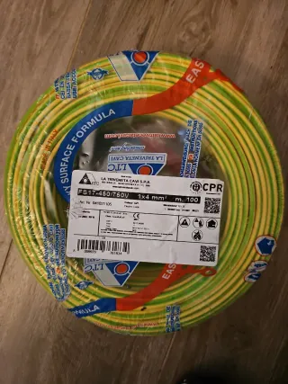 Cavo elettrico 4mm 1x4