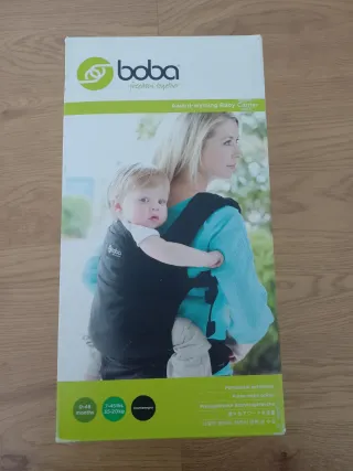 Mochila Porta Bebés Boba Negra