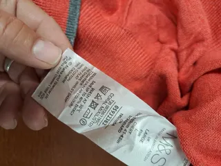 Jersey hombre cuello alto naranja