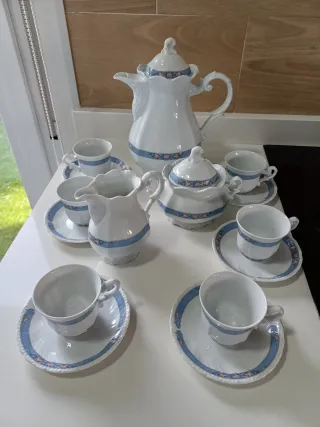 Juego de café 12 servicios porcelana