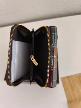 Monedero piel señora multicolor