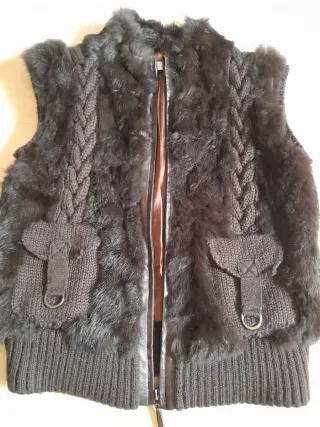 Chaleco Cortefiel Pelo y Punto