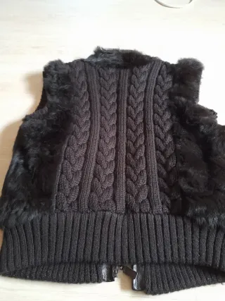 Chaleco Cortefiel Pelo y Punto