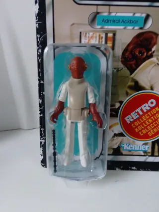 Star Wars Almirante Ackbar Figura Retro