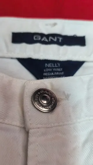 Pantalón Vaquero Blanco Mujer Gant