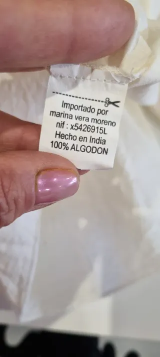 Vestido Bohemio Ibicenco Blanco Talla Única