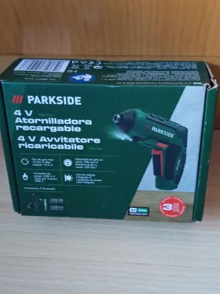 Atornillador Parkside 4V Recargable