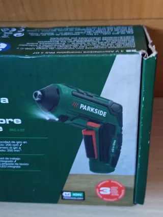 Atornillador Parkside 4V Recargable