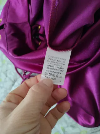 Completo gonna e top fucsia