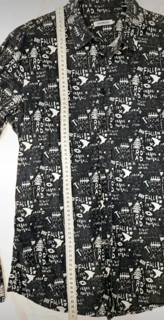 Camicia uomo fantasia grafica