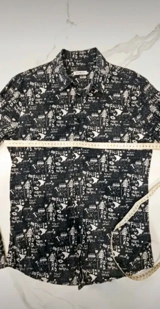 Camicia uomo fantasia grafica