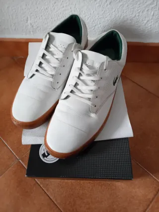 Zapatillas Lacoste Blancas y Verdes
