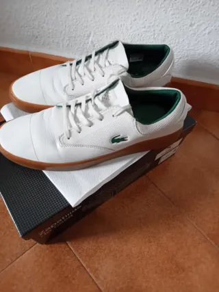 Zapatillas Lacoste Blancas y Verdes