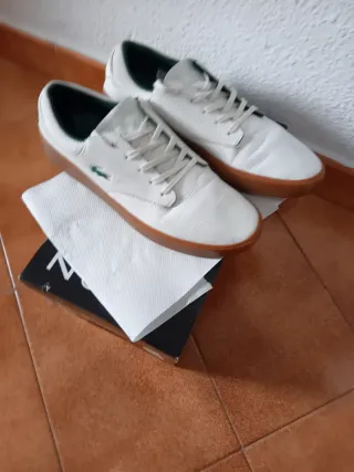Zapatillas Lacoste Blancas y Verdes