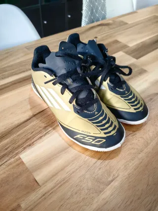 Botas Fútbol Sala Adidas Messi F50 Niño talla 31,5