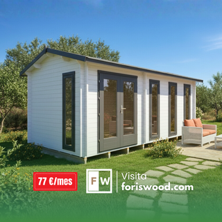 Modulo prefabricado 17,2m2 tela+tratamiento+suelo